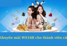 Khuyến mại ws168: Cập nhật khuyến mãi cực hot mới nhất Khuyến mãi ws168 tri ân thành viên cũ